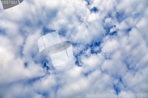 Image of Cloudy blue sky