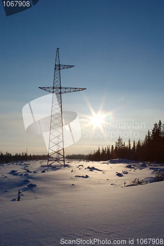 Image of New high-voltage tower