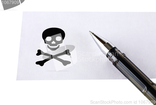 Image of Slice of a paper with the image
