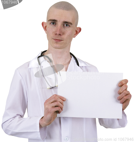 Image of Doctor on a white background