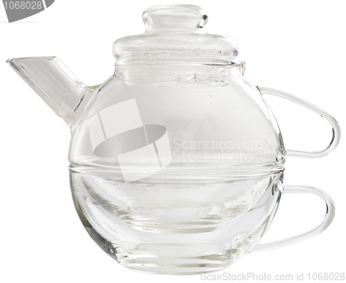 Image of Glass teapot