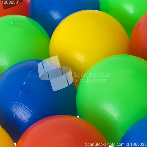 Image of Color balls. bright colors background