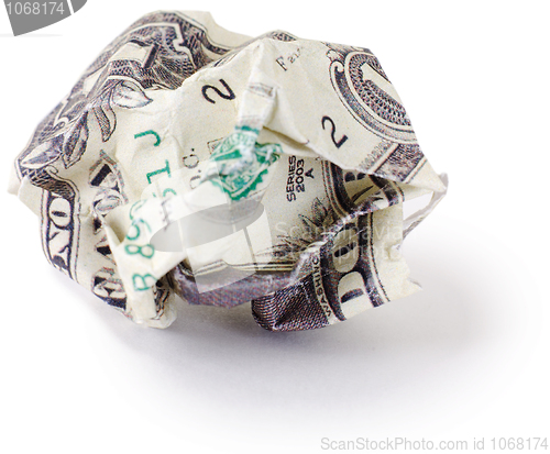 Image of Crumpled dollar