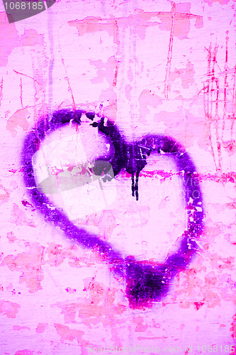 Image of Heart on a wall