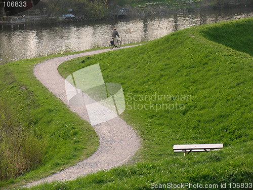 Image of Lonely biker