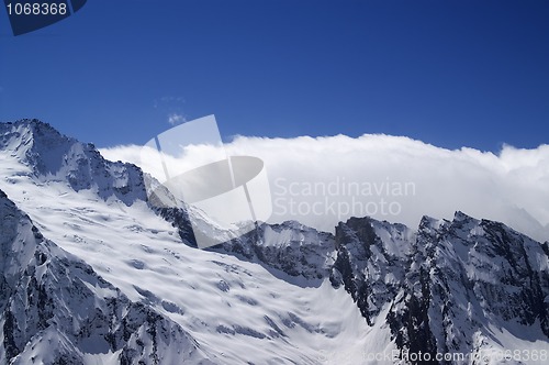 Image of Glacier. Caucasus Mountains
