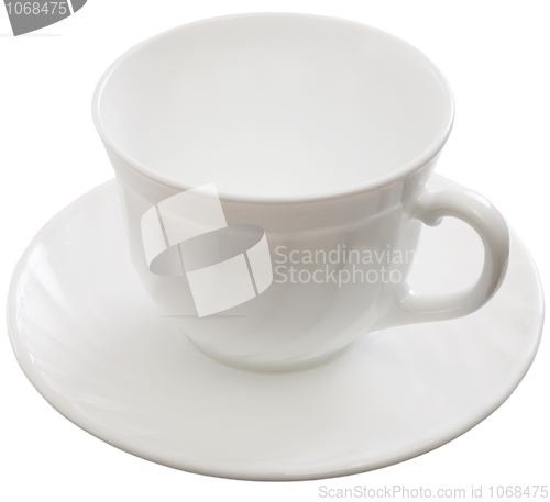 Image of A cup on a saucer