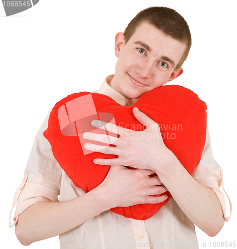 Image of Man and heart