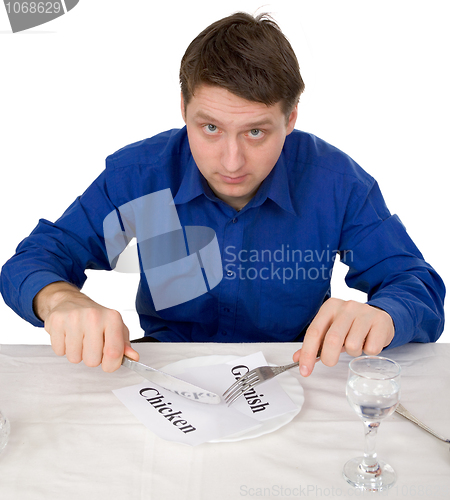 Image of Guest of restaurant on diet