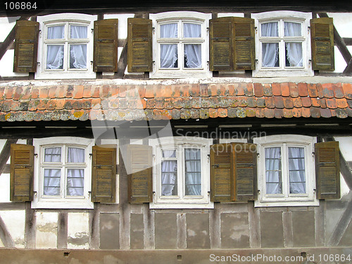 Image of Ancient frame-work house