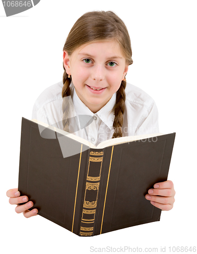 Image of Girl and book