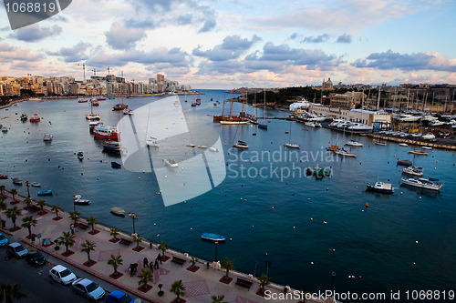 Image of Sunset in Sliema, Malta