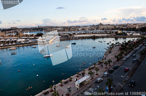 Image of Sunset in Sliema, Malta