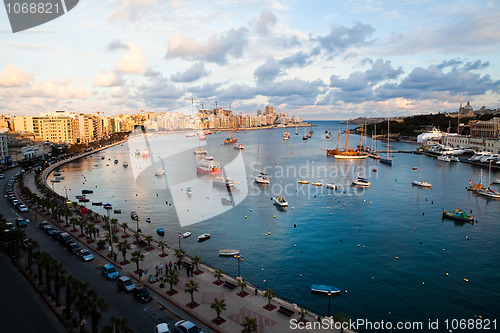 Image of Sunset in Sliema, Malta