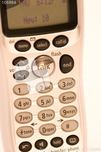 Image of Isolated Telephone - Close Up