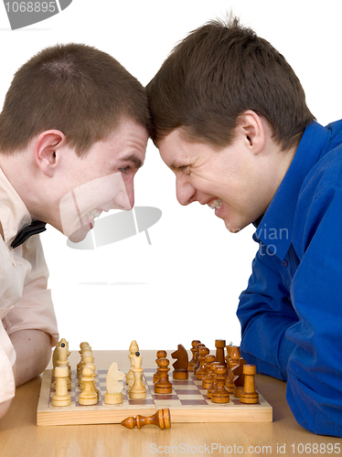 Image of Mans to play chess