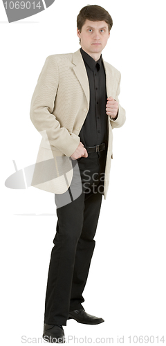 Image of Male portrait in elegance jacket