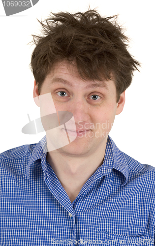 Image of Male portrait with shaggy hair