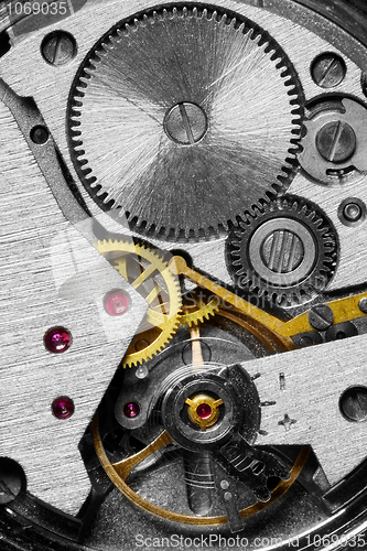 Image of Mechanism of a watch