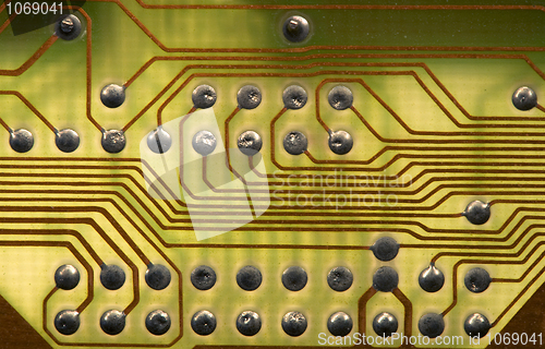 Image of Circuitboard background in hi-tech style