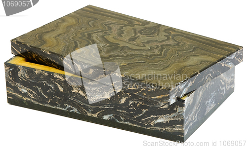 Image of casket from a stone