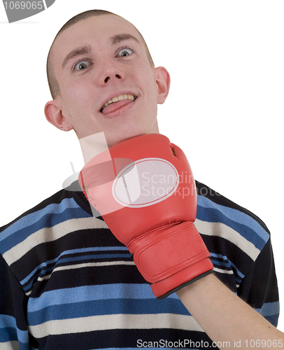 Image of Man taking a punch