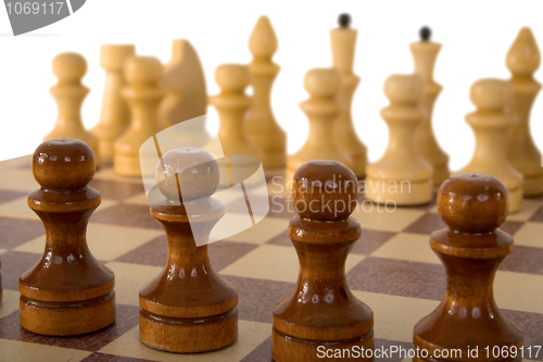 Image of Chess on board 