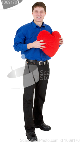 Image of Man hold the heart