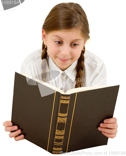 Image of Girl and book