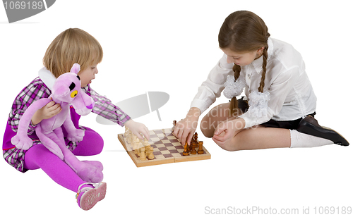 Image of Children play chess