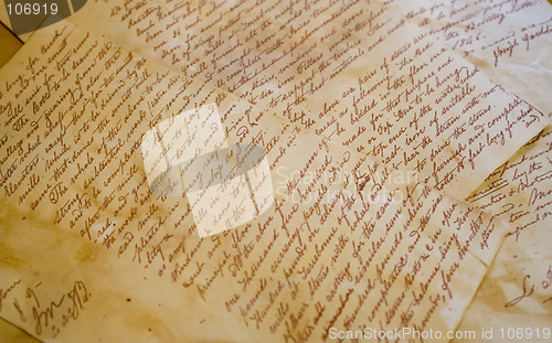 Image of old letters