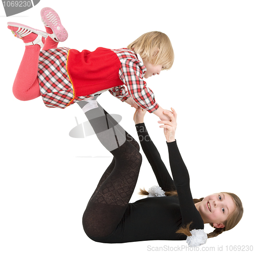 Image of Little acrobat girls