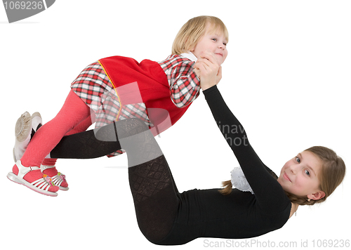 Image of Little acrobat girls