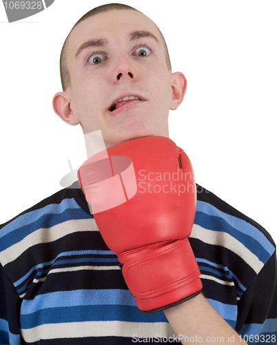 Image of Man taking a punch