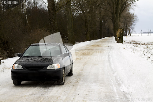 Image of The car on road