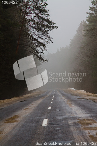 Image of Road to a fog