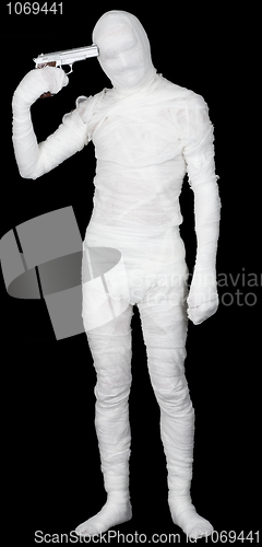 Image of The bandaged man self-murderer