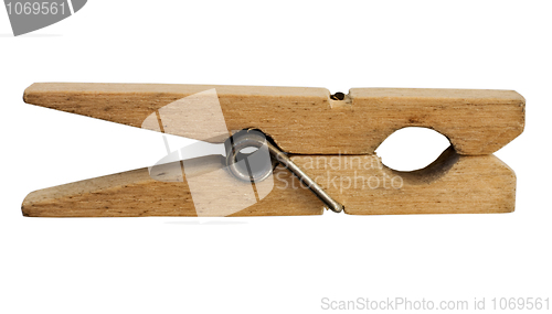 Image of Wooden clothes-peg