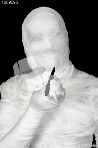 Image of Man of bandaged