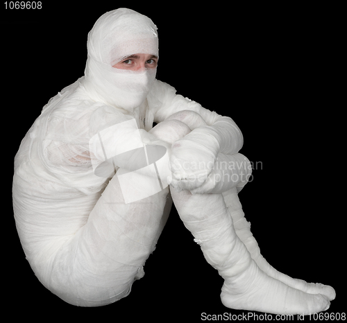 Image of Man in bandage