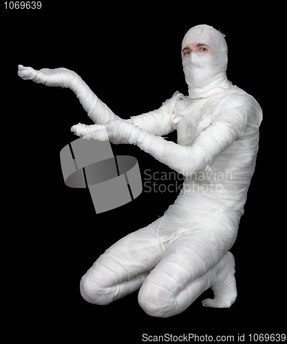 Image of Man in bandage