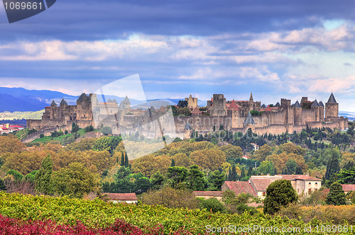 Image of Carcassonne-fortified town