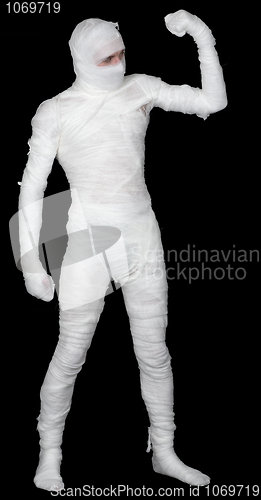 Image of Man in bandage 