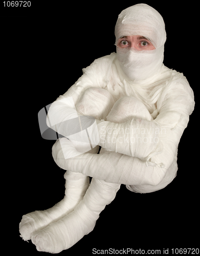 Image of Boy in bandage 