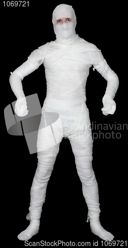 Image of Man in bandage