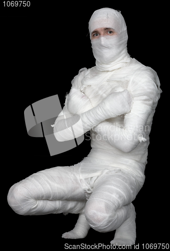 Image of Man in bandage