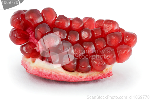 Image of Pomegranate on a white background