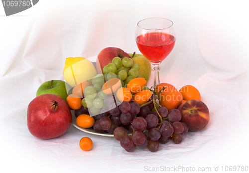 Image of Bright still life with wine