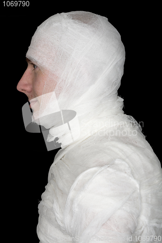 Image of Man in bandage