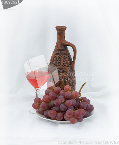 Image of Bright still life with wine